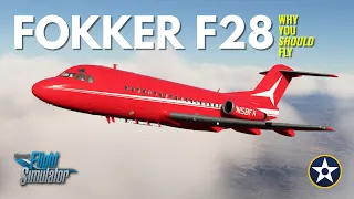 Why You Should Fly the Fokker F28 in MSFS