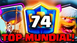 ¡¡¡TOP 74 DEL MUNDO CON GLOBO LEÑADOR!!! 😲💪 Mazo para SUBIR COPAS en Clash Royale - YoSoyRick