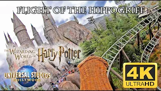 Flight of the Hippogriff (4K) POV - Universal Studios Hollywood