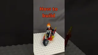 How to build LEGO Ghost Rider's motorcycle