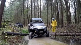 Авантис Хантер 200 и Багги Polaris RZR на одной трассе.