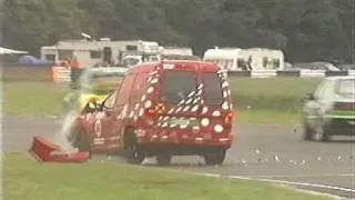 Giles Lock huge crash VW Cup at Castle Combe 2005