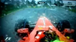 Massa crash Melbourne