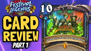 CRAZY NEW CARDS!! Broken Legendary spells! New keyword! | Festival of Legends Review #1