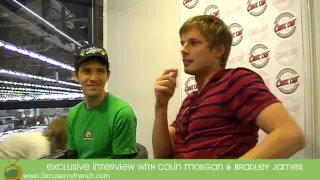 Merlin S4 | Colin Morgan & Bradley James Interview || Comic-Con France 2011 [Part 1/2]