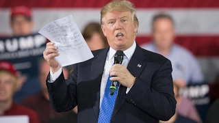 Increasingly Clear That Donald Trump Can Barely Read