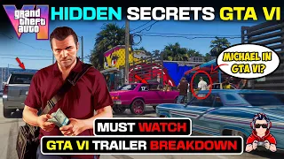 HIDDEN THINGS YOU MISSED IN GTA 6 Trailer 1 #gta6 #gta6gameplay