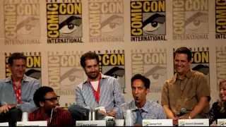 Danny Pudi (Abed) does Batman voice at the Community Panel - San Diego Comic-Con, SDCC 2010