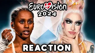 Saba - Sand (LIVE) | Denmark 🇩🇰 | Reacting to Eurovision 2024