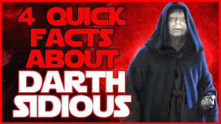 4 Quick Canon FACTS about EMPEROR PALPATINE/DARTH SIDIOUS Pt. 5 | Star Wars Explained | #Shorts