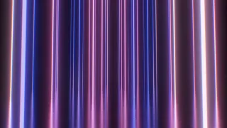 Neon Light Hallway Corridor Ultraviolet Laser Beam Reflection Room 4K UHD 60fps 1 Hour Video Loop