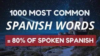 1000 Most Common Spanish Words with pronunciation and translation ✌️