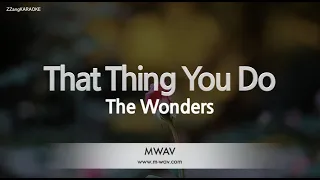 The Wonders-That Thing You Do (Karaoke Version)