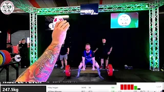 Mael Le Paven 2023 powerlifting – deadlift 247.5 kg (M1 -82,5kg)