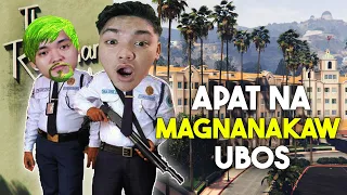 GWARDYA NG HOTEL INUBOS ANG MAGNANAKAW (1 vs 4) | GTA 5 Roleplay