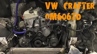 УазТех: Установка om606 TD, на Volkswagen Crafter, ЧАСТЬ 3