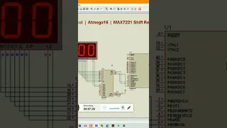 spi protocol ,| shift register| 7 segments| atmega16 microcontroller | twin towers