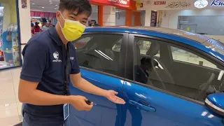 How to unlock car door when battery is empty (for keyless / push start car)