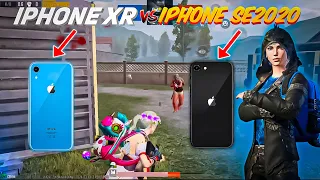 IPHONE XR⚡️ VS IPHONE SE2020⚡️/PUBG MOBILE 1vs1 TDM GAMEPLAY !! BGMI 🔥