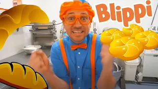 Blippi Visits A Bakery | Food Videos For Kids