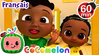 Le bébé découvre les miroirs 🪞😲 | CoComelon - L'Heure de Cody | Chansons pour bébés