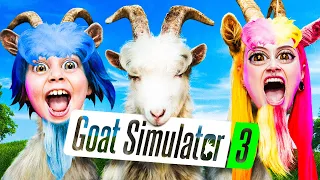 VIRAMOS CABRAS MALUCAS 🤣 Goat Simulator 3 EP•01 ( Alec GO! )