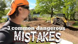 How NOT to run a skid steer