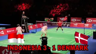 Thomas Cup 2021 Indonesia VS Denmark, Fajar Rian Menang Indonesia Hadapi China di Final