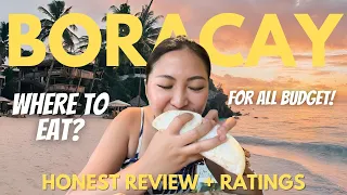 WHERE TO EAT IN BORACAY | affordable to premium budget and aesthetic spots