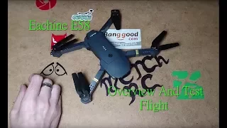 Eachine E58 720P Wifi FPV Quadcopter Overview And Test Flight