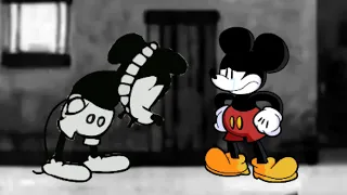 FNF smile suicide mouse vs Mickey mouse sings smile (alternative suicide mouse meets Mickey mouse)