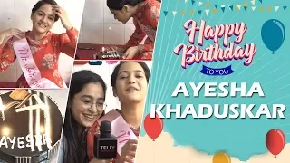 Ayesha Kaduskar Aka Preeti Of Yeh Un Dinon Ki Baat Hai Celebrates Birthday With Telly Reporter