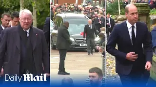 Sir Bobby Charlton funeral: Prince William and Sir Alex bid farewell to Manchester United legend