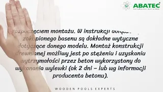 ABATEC Pools *NZP* 2.7 - Jak wykonać wylewkę pod basen drewniany?