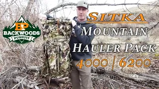 Sitka Mountain Hauler 4000: Internal Frame Hunting Backpack