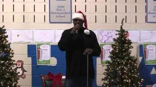 Shaquille O'Neal visits Humphries Elementary