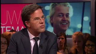 Premier Rutte van de VVD over het stranden van zijn kabinet (2012)