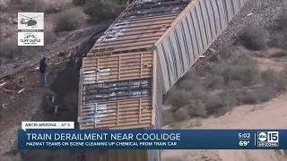 Officials investigating what led to Coolidge train derailment