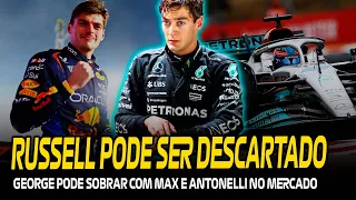 VERSTAPPEN NA MERCEDES PODE "DEMITIR" RUSSELL LOGO DEPOIS