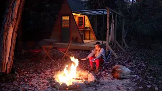 First night at the cabin I built