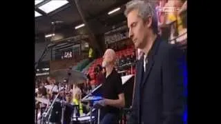 James play Sit Down at the Super League Grand Final 2014