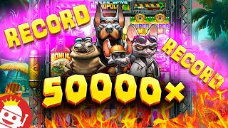 😱 RECORD BREAKING 50,000X ELK WIN ON NITROPOLIS 3!!