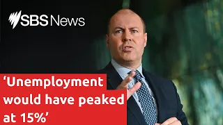 Treasurer Josh Frydenberg has spoken about the impact of JobKeeper on Australia's unemployment rate