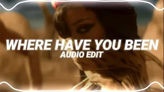 where have you been - rihanna [edit audio]