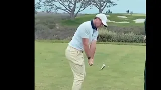 Rory McIlroy Drill - Iron - Lift Left Foot and stop top back swing