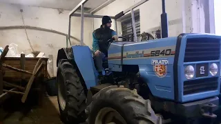 cold start Landini 5840dt and engine sound  accensione a freddo Landini 5840dt e il suono del motore