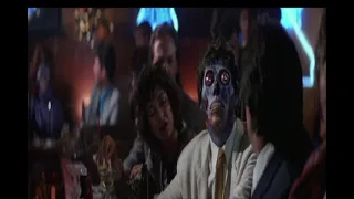 They Live - Aliens are exposed. - Hey what's wrong baby? 80s Horror - Need to show some restraint