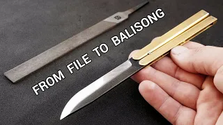 Making Balisong Knife out from Little File