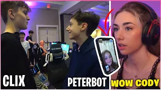 CLIX CHEATS On SOMMERSET & GETS INTO A FIGHT With PETERBOT IRL On Live STREAM! (Fortnite Moments)