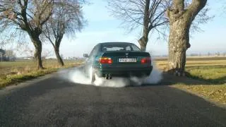 BMW E36 320i Burnout (m50b20)